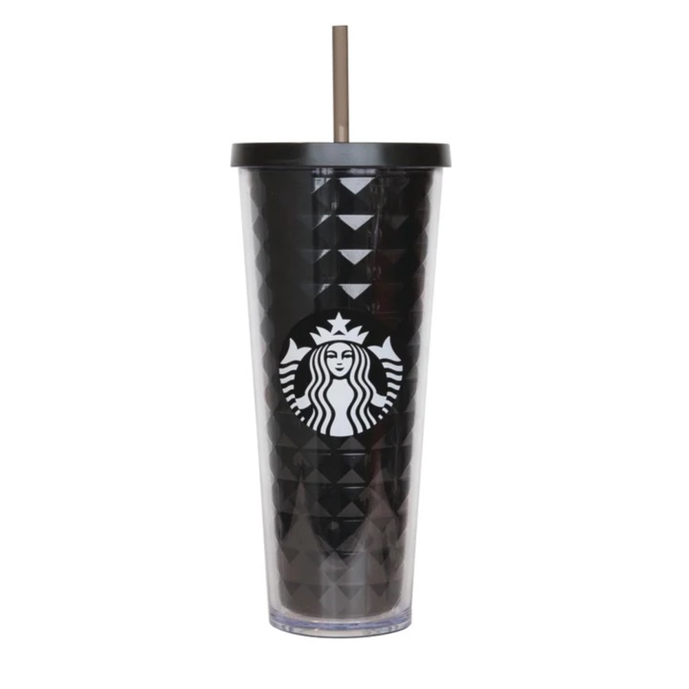 Starbucks Black And Geometric Insulated Venti Tumbler